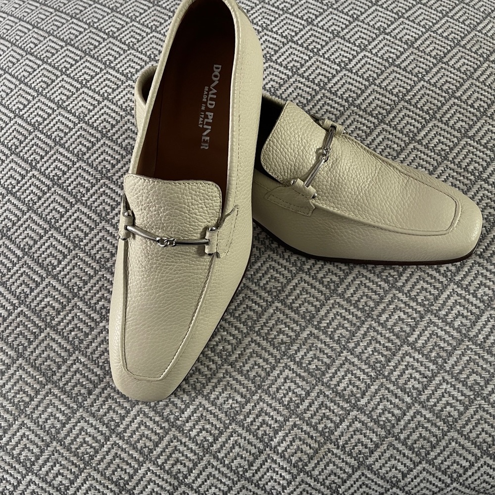 Donald J. Pliner Men's Beige Loafers